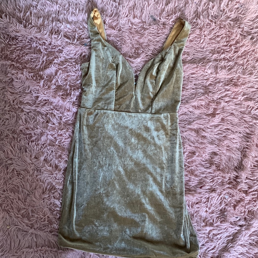Suede dress